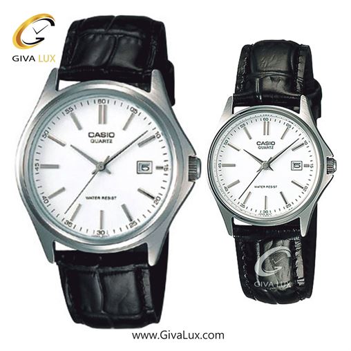 ساعت مچی اورجینال ست کاسیو Casio نقره ای | مشکی| سفید| کد رفرنس زنانه: LTP-1183E-7AEF، مردانه: MTP-1183E-7AEF